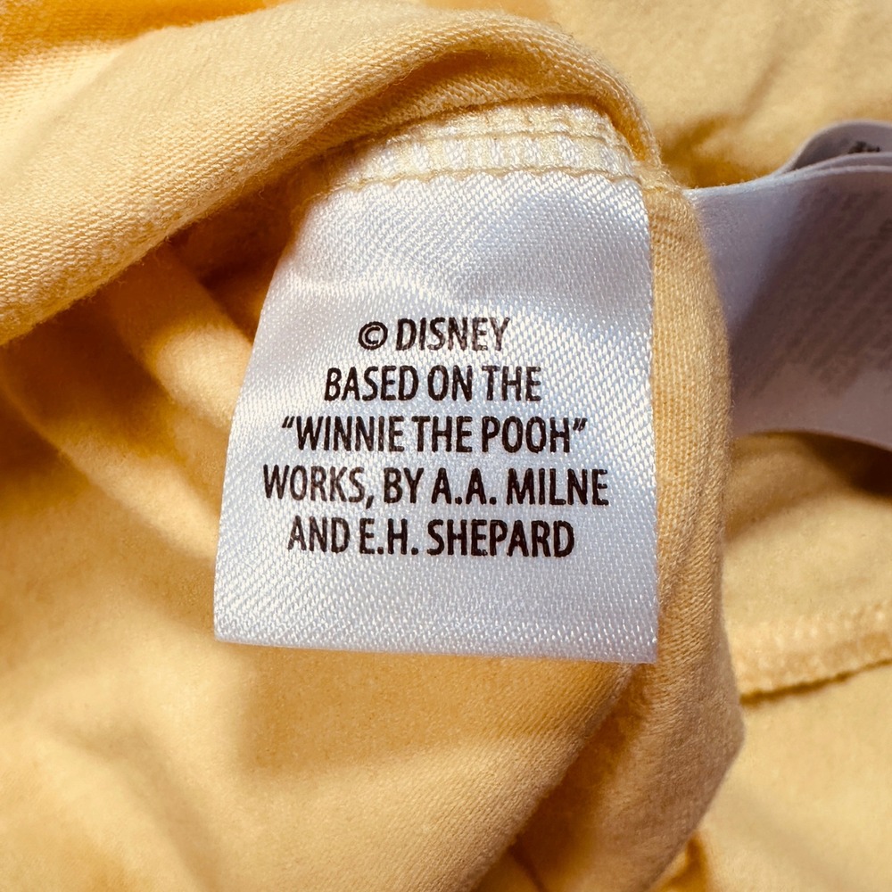 Disney Winnie the Pooh Tank Top Women XL Yellow Piglet Graphic Tee Sleeveless - Picture 6 of 9